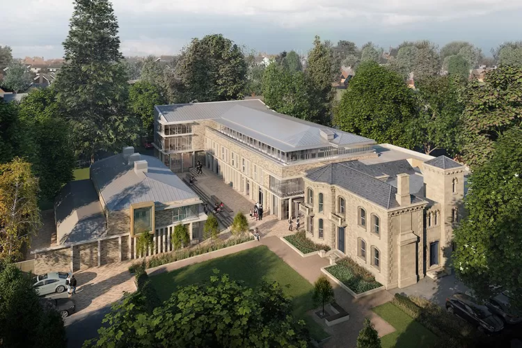 doverbroecks cgi image of 333 teaching building  villa  hall low res